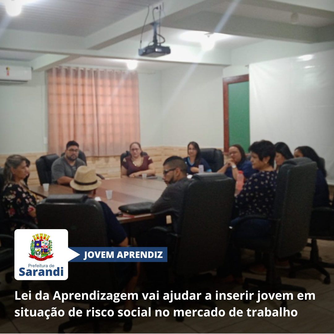 Lei da Aprendizagem vai ajudar a inserir jovem em situação de risco social no mercado de trabalho